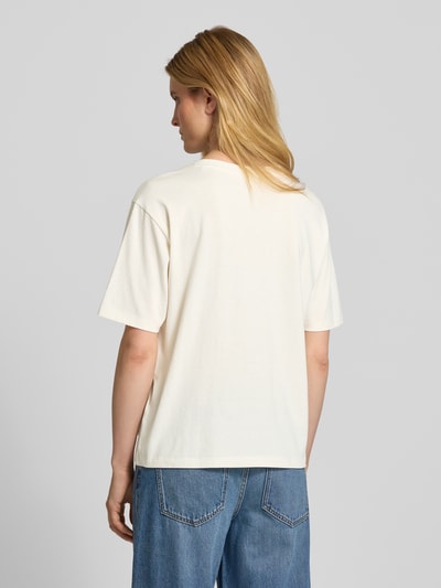 Jake*s Casual T-Shirt mit Applikationen Offwhite 5