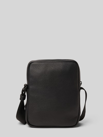 HUGO Handtas met labelapplicatie, model 'Quantic' Zwart - 3