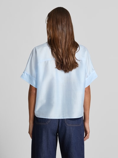 someday. Boxy Fit Bluse aus Lyocell-Mix Modell 'Zulin' Hellblau 5