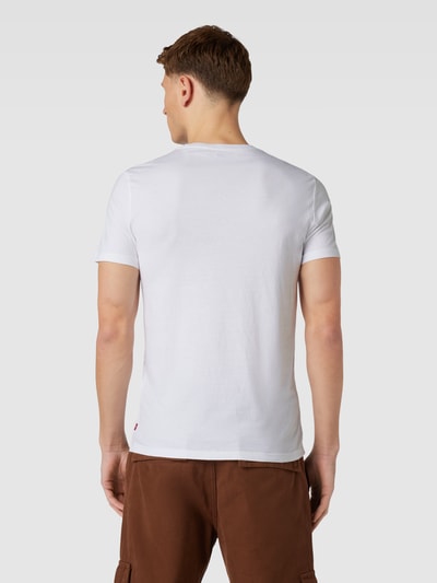 Levi's® T-shirt met labelprint in een set van 2 stuks Wit - 5