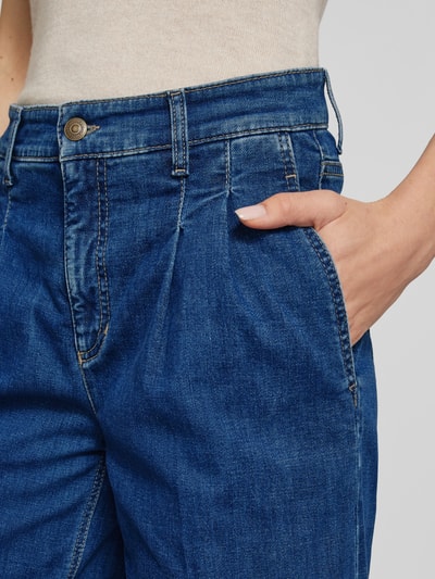 Cambio Jeans mit Gesäßtaschen Modell 'ALMA' Dunkelblau 3