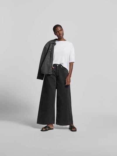 Juvia Relaxed Fit T-Shirt mit Modal-Anteil Weiss 1