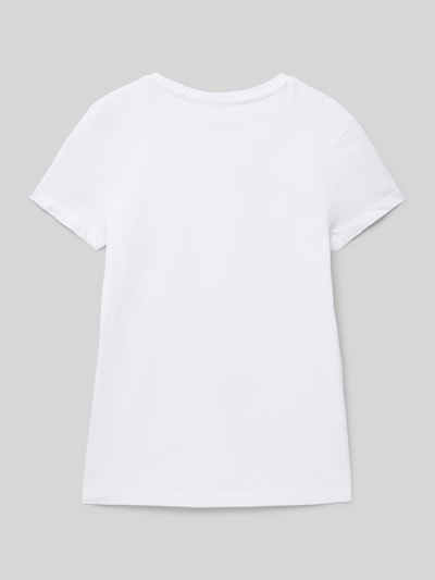 s.Oliver RED LABEL T-shirt o kroju regular fit z czystej bawełny Biały 3