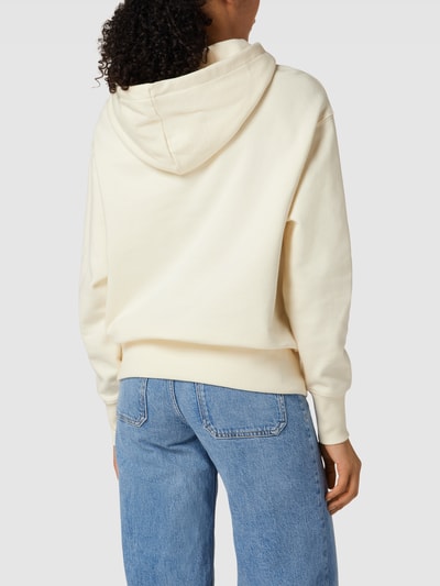Mustang Hoodie mit Label-Print Modell 'Bianca' Weiß 5