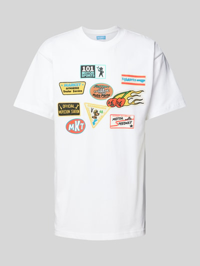 MARKET T-shirt z okrągłym dekoltem Biały 2