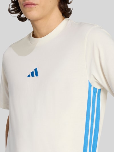 adidas Sportswear Regular Fit T-Shirt aus reiner Baumwolle Offwhite 3