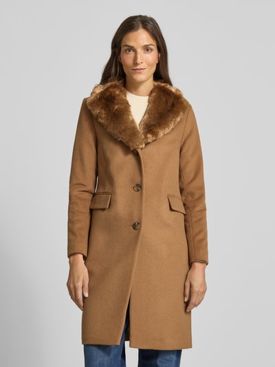 Lauren Ralph Lauren Płaszcz z mieszanki wełny z domieszką kaszmiru Beżowy 4