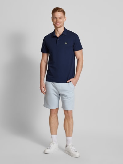 Lacoste Poloshirt mit Label-Detail Marine 1