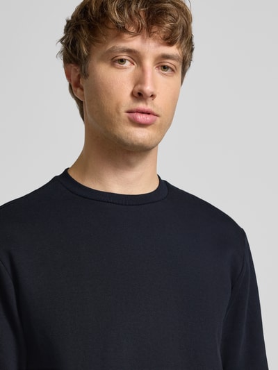 Only & Sons Bluza o kroju regular fit z mieszanki bawełny model ‘CERES’ Ciemnoniebieski 3