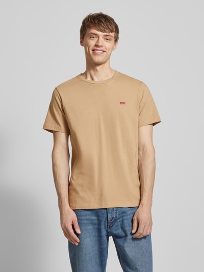 Levi's® T-Shirt mit Label-Patch Beige 4