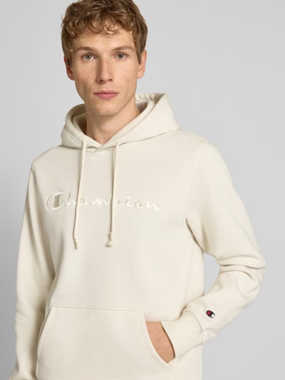CHAMPION Hoodie met labelstitching Offwhite - 3