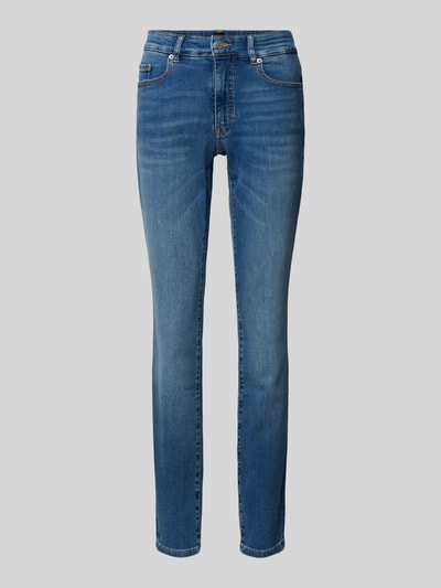 BOSS Orange Slim fit jeans in 5-pocketmodel, model 'JACKIE MR 4.0' Blauw - 2