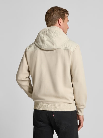 BOSS Orange Regular fit sweatjack van puur katoen, model 'ZE_HOOD'  Beige - 5