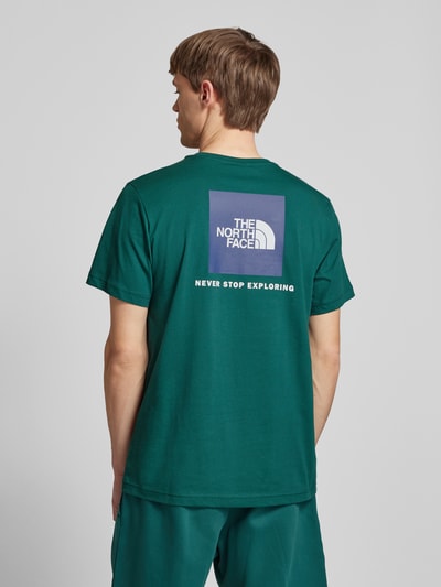 The North Face T-shirt met labelprint Groen - 5