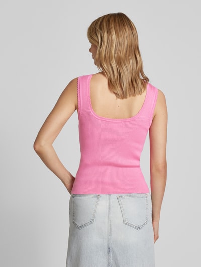 Vero Moda Top in Feinripp-Optik Pink 5