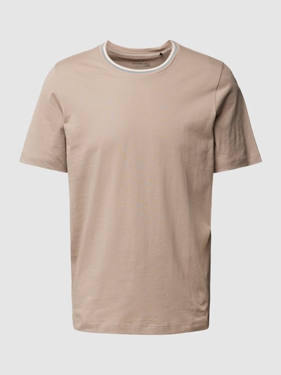 Schiesser T-Shirt mit Rundhalsausschnitt Modell 'Mix + Relax' Sand 2