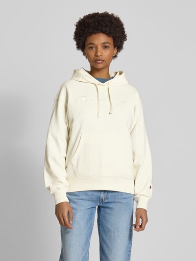 CHAMPION Hoodie mit Kapuze Ecru 4