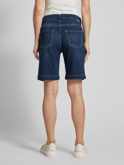 MAC Korte regular fit jeans met tunnelkoord, model 'Jogg`n Short' Donkerblauw - 5