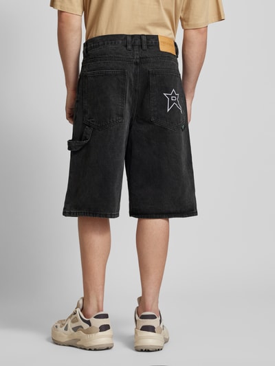 REVIEW Baggy Fit Jeansshorts im 5-Pocket-Design Black 5