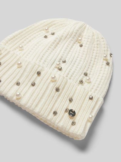 Liu Jo White Beanie met siersteentjes Roze - 2