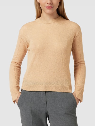 MaxMara Leisure Gebreide pullover met structuurmotief, model 'FATA' Goud gemêleerd - 4