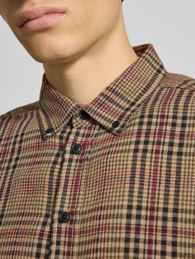 Blend Vrijetijdsoverhemd met knoopsluiting, model 'ATLAN' Zwart - 3