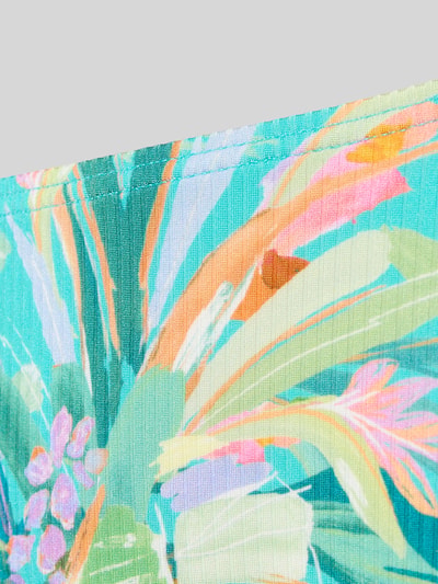 Productfoto, Bikini-Slip met zij-ruche model 'Sandra' van VENICE BEACH, kleurrijke materiaalmix met stretch, nauwsluitend, bloemenprint