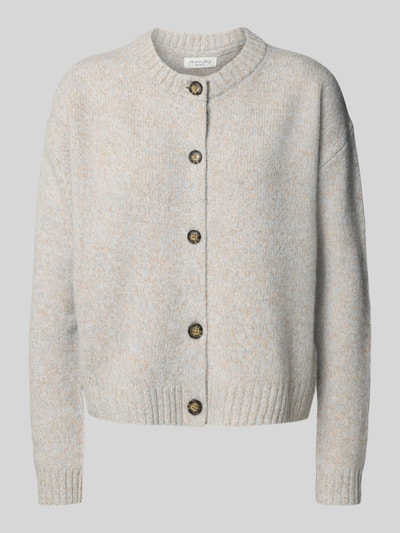 Christian Berg Woman Cardigan mit überschnittenen Schultern und Knopfverschluss Beige 2