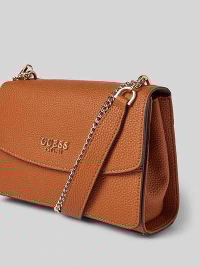Guess Handtasche mit Label-Applikation Modell 'CALISTA' Cognac 3