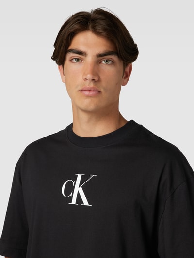 Calvin Klein Underwear T-Shirt mit Logo-Print Black 3