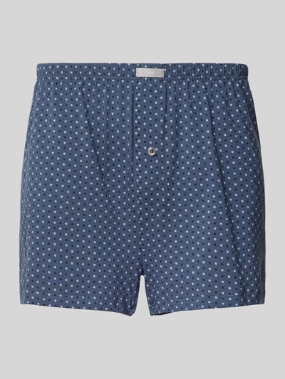 Mey Boxershorts mit Knopfverschluss Blau 1