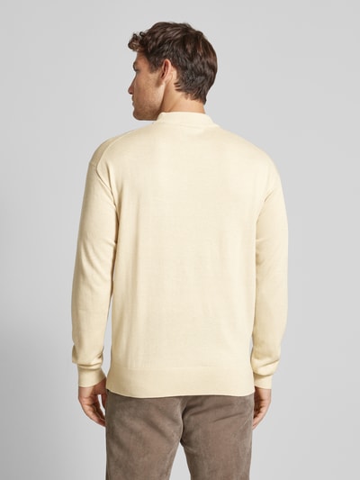 Scotch & Soda Strickpullover mit Stehkragen Beige 5