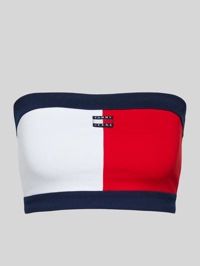 Tommy Jeans Top bandażowy z naszywką z logo Biały 2