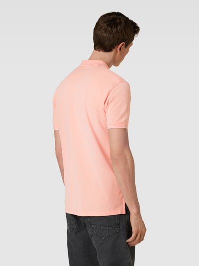 Esprit Poloshirt in effen design, model 'PIPO' Felroze - 5