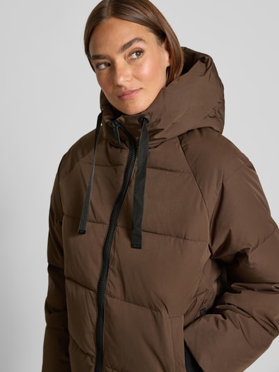 MSCH Copenhagen Steppjacke mit Kapuze Modell 'Pavinaria' Dunkelbraun 3