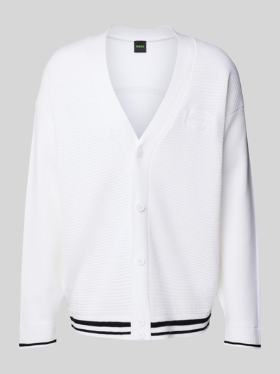 BOSS Green Vest met knoopsluiting Wit - 2