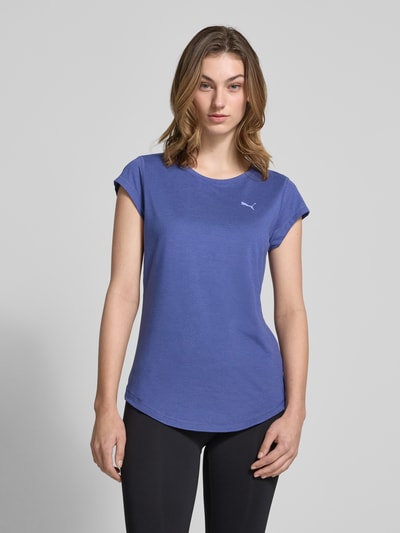 PUMA PERFORMANCE T-Shirt mit Logo-Print Modell 'Cloudspun Heather' Rauchblau 4