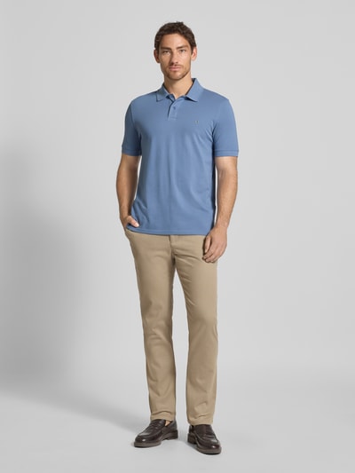 Christian Berg Men Regular fit broek met achterzakken Kaki gemêleerd - 1