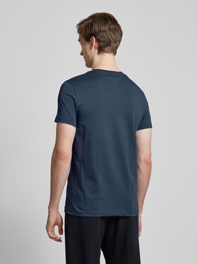Tommy Hilfiger T-Shirt mit Label-Print Rauchblau 5