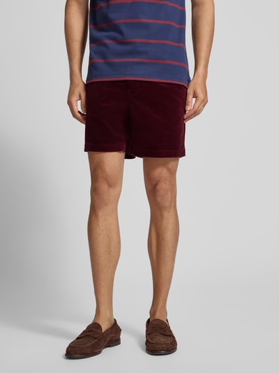 Polo Ralph Lauren Classic Fit Shorts mit elastischem Bund Bordeaux 4