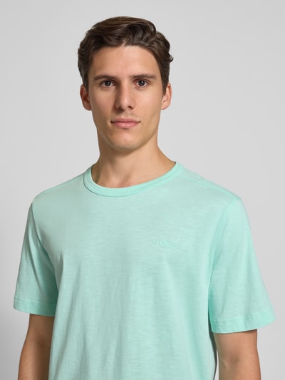 Tom Tailor Regular Fit T-Shirt aus reiner Baumwolle Mint 3