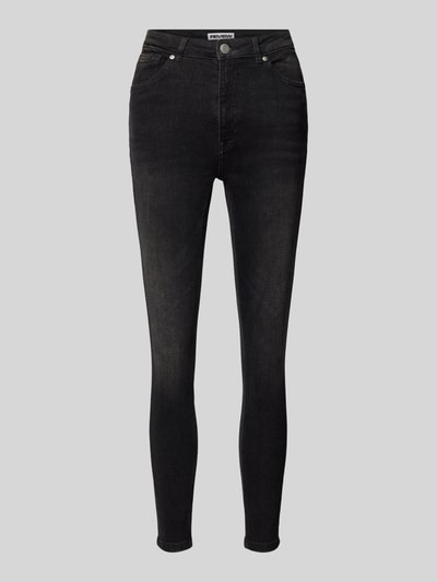 Review Skinny Fit Jeans mit 5-Pocket-Design Black 2