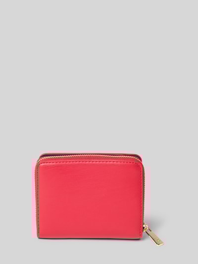 Tommy Hilfiger Portemonnee met logo-applicatie, model 'ICON MED ZA FLAP' Rood - 2