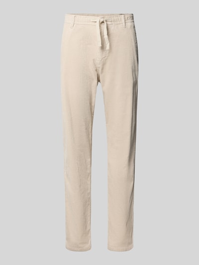 s.Oliver RED LABEL Regular Fit Cordhose mit Tunnelzugbund Beige 2