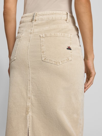 Buena Vista Midirok van corduroy met steekzakken Offwhite - 3