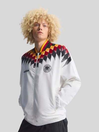 adidas Sportswear Regular Fit Trainingsjacke mit DFB-Logo-Detail Weiss 4