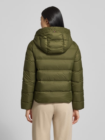Tommy Hilfiger Regular Fit Daunenjacke mit Label Patch Oliv 5