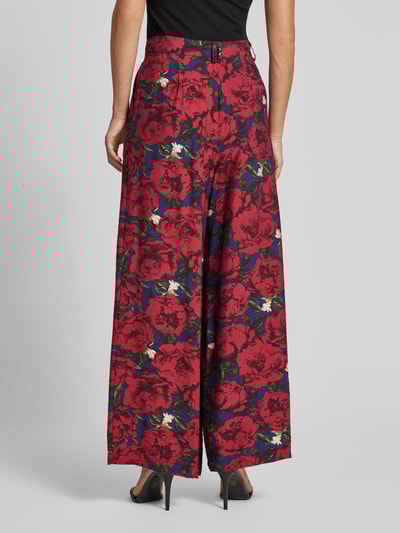 GUIDO MARIA KRETSCHMER WOMAN Spodnie materiałowe o szerokim kroju z mieszanki wiskozy model ‘Finja’ Czerwony 5