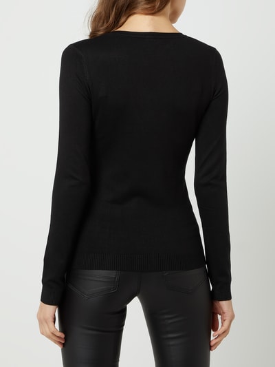 Guess Pullover met logoprint, model 'Angeline' Zwart - 5