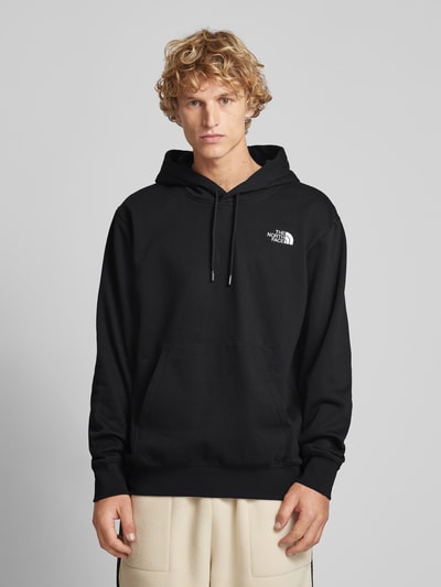 The North Face Hoodie mit Label-Stitching Modell 'ESSENTIAL' Black 4